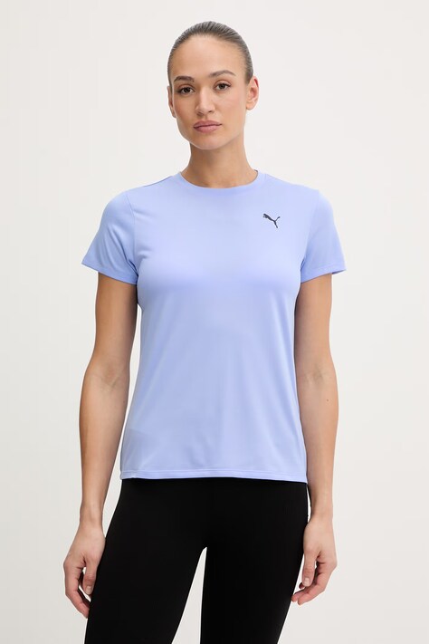 Μπλουζάκι προπόνησης Puma Train All Day Essentials χρώμα: μαύρο, 527177