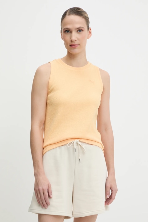 Puma top culoarea portocaliu, 685064