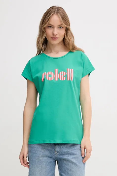 La Petite Française t-shirt in cotone TYFANY donna colore verde TYFANY