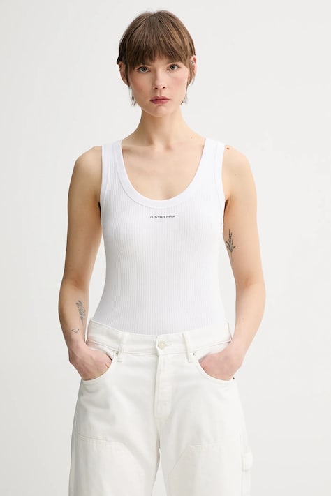 G-Star top damski kolor biały D26065-D253