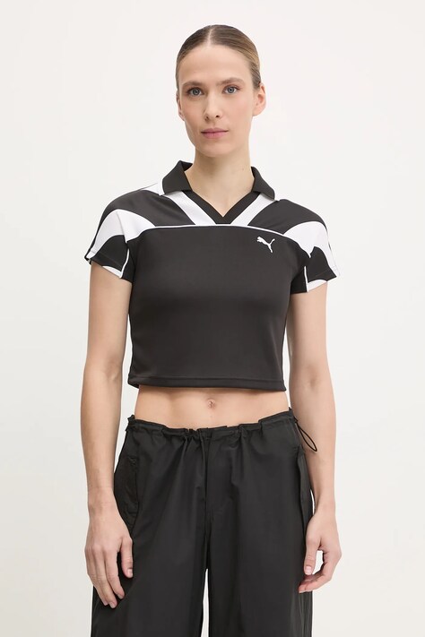 Polo tričko Puma dámské, černá barva, 629783