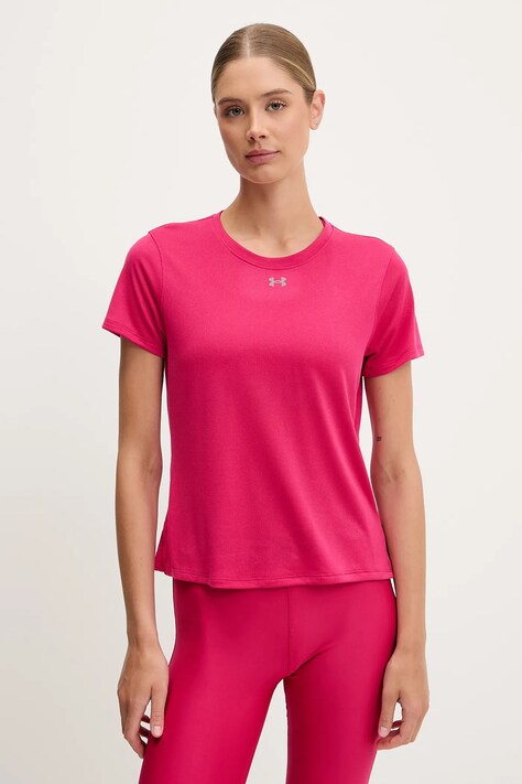 Bežecké tričko Under Armour ružová farba, 1389606