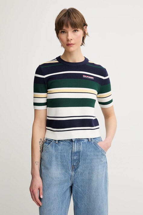Tommy Hilfiger tricou SAILING culoarea bleumarin, WW0WW45596