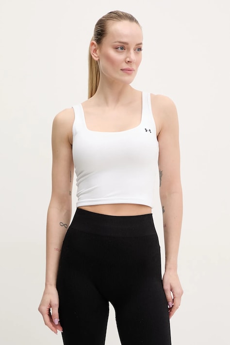 Under Armour top de antrenament culoarea alb, 6007656
