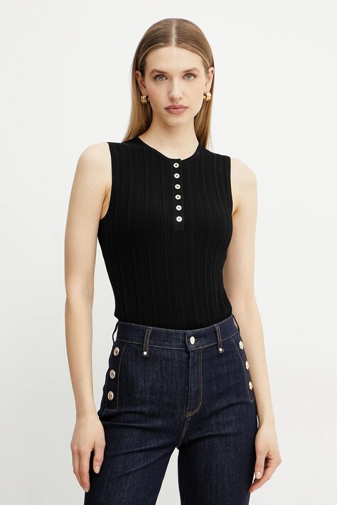 Marciano Guess top GIADA femei, culoarea negru, 5GGR04 5874Z