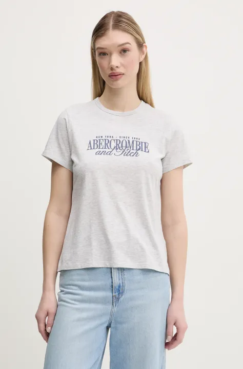 Abercrombie & Fitch t-shirt in cotone donna colore grigio KI185-5058