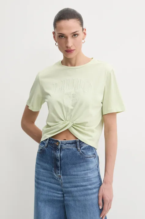 Liu Jo t-shirt in cotone donna colore verde WA5001.JS923