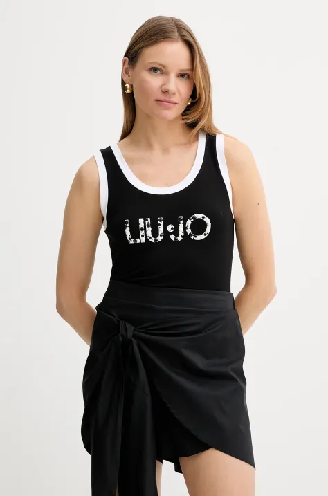 Liu Jo top kolor czarny VA5138.JS360