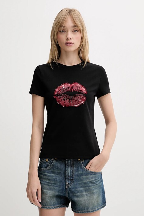 Miss Sixty tricou culoarea negru, 6S2SJ01200
