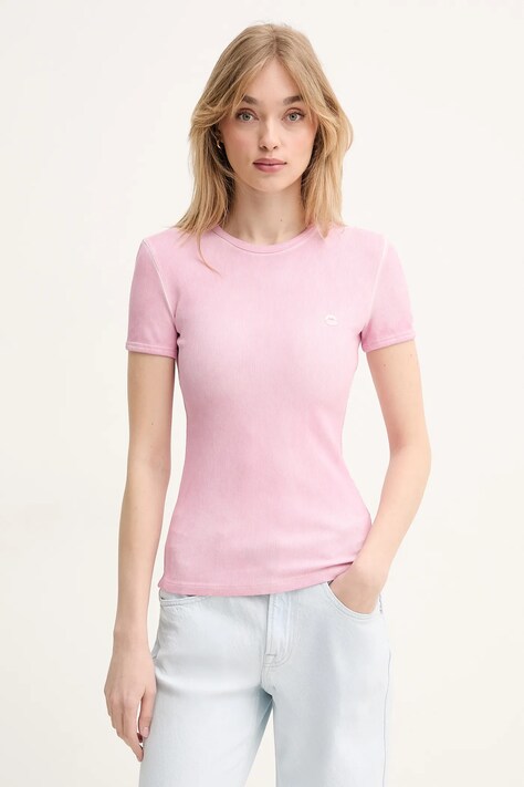 Miss Sixty tricou femei, culoarea roz, 6S2SJ44500