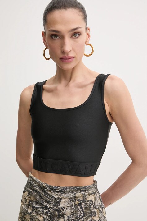Топ Just Cavalli цвет чёрный 78PAM204 J0108