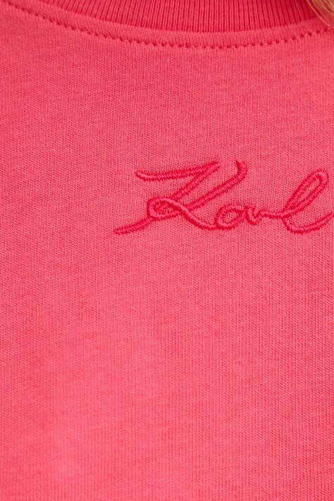 Бавовняна футболка Karl Lagerfeld — фото 5
