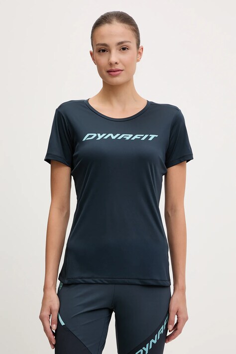 Dynafit t-shirt sportowy Traverse damski kolor granatowy 08.0000070671