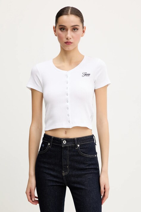 Футболка Guess Jeans жіноча колір білий W5GP27 KA0H1