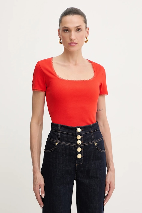 Morgan t-shirt DLUBI donna colore violetto DLUBI