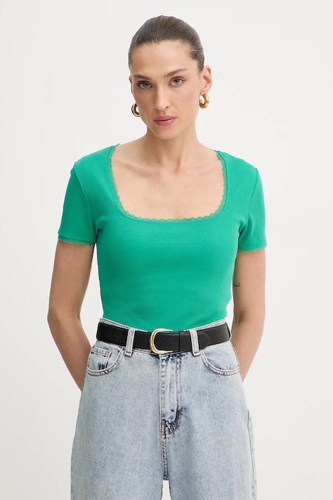 Morgan t-shirt DLUBI donna colore violetto DLUBI