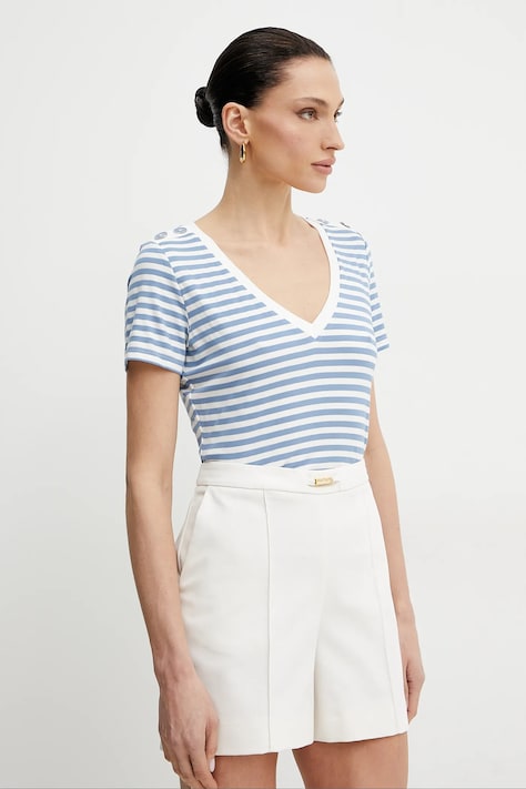 Morgan tricou DINA femei, culoarea violet, DINA