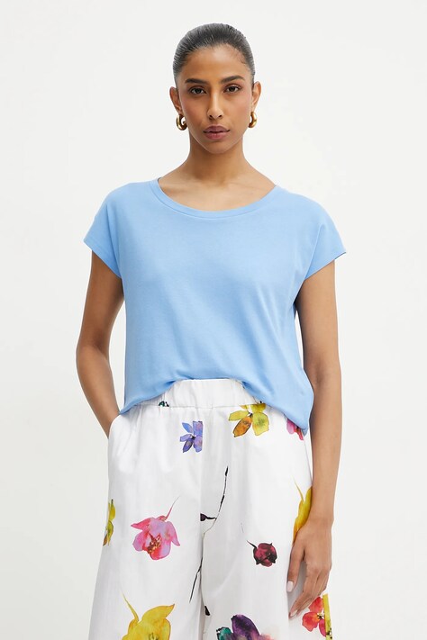 MAX&Co. tricou din bumbac femei, culoarea violet, 2516941054200