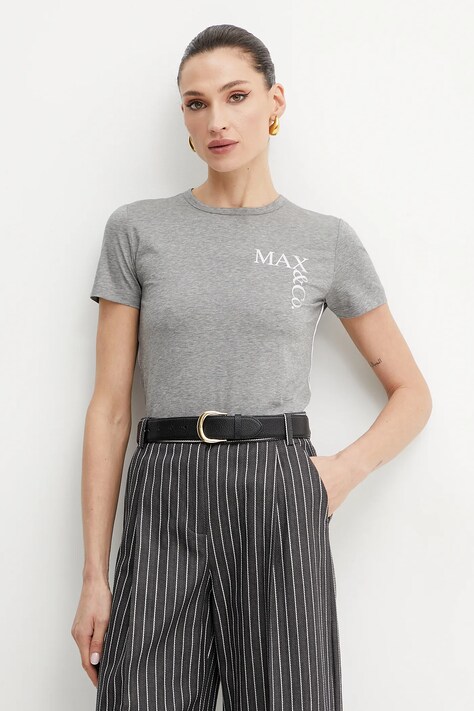 MAX&Co. tricou femei, culoarea gri, 2518971012200