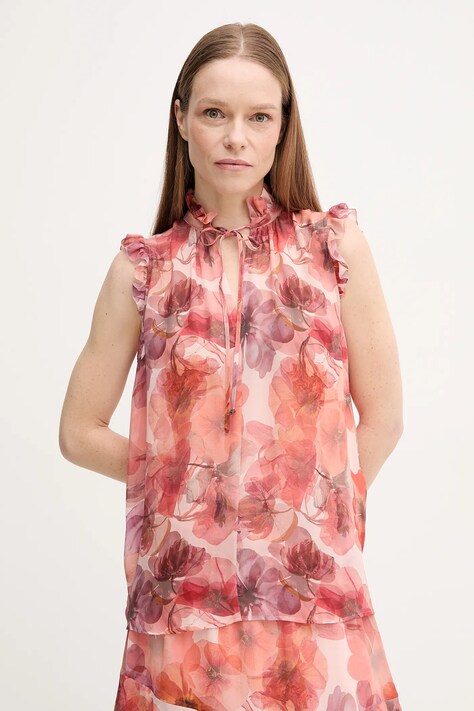 Marc Aurel bluza femei, culoarea rosu, modelator, 6291-1000-24784