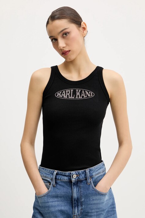 Top Karl Kani χρώμα: μαύρο, 61310131