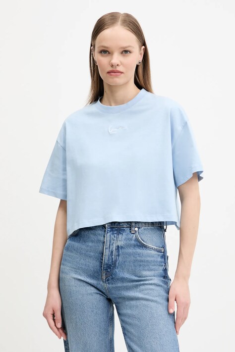 Хлопковая футболка Karl Kani женская 61300114