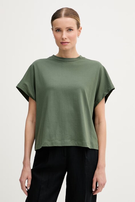 United Colors of Benetton Póló női pamut zöld 3096D1071