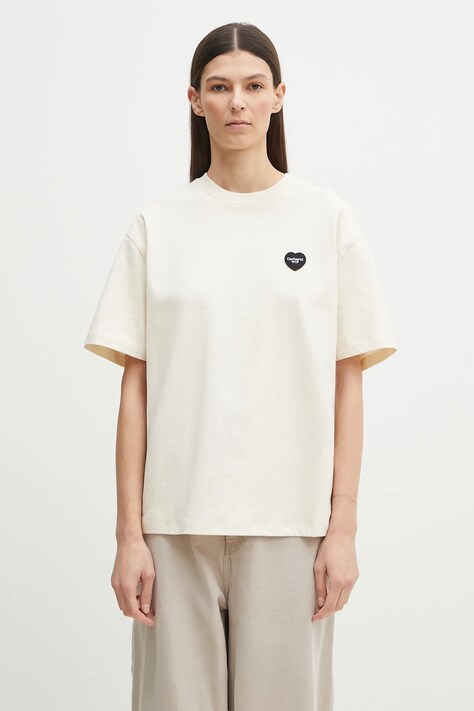 Футболка Carhartt WIP S/S Ingo T-Shirt жіночий колір бежевий I034648