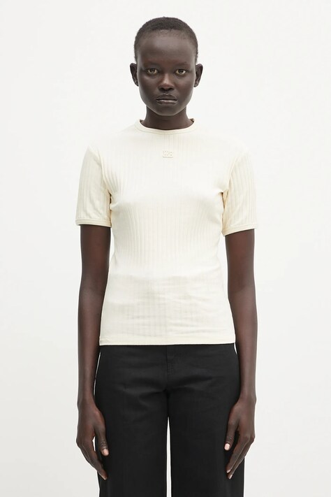 Wales Bonner t-shirt Movement bézs, WS25JE39.JE23.099