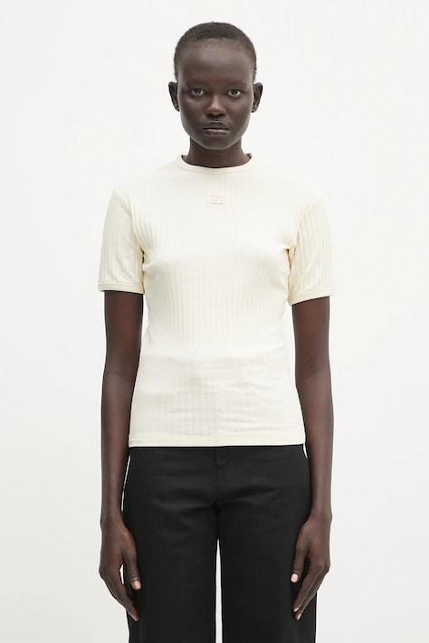 Wales Bonner t-shirt Movement bézs, WS25JE39.JE23.099