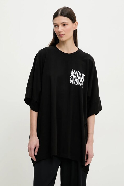 MMC STUDIO tricou din bumbac femei, culoarea negru, LE.MADAME