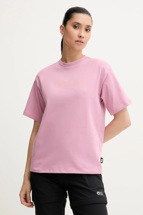 Picture tricou din bumbac Zolara culoarea roz, WTS0572