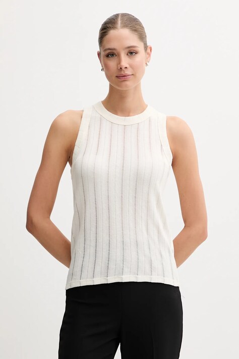 Sisley top culoarea bej, 31WELH00X