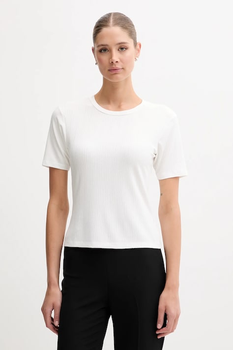 Тениска Sisley дамска в бяло 37UCL107I