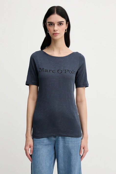 Marc O'Polo tricou culoarea bleumarin, 504226151231