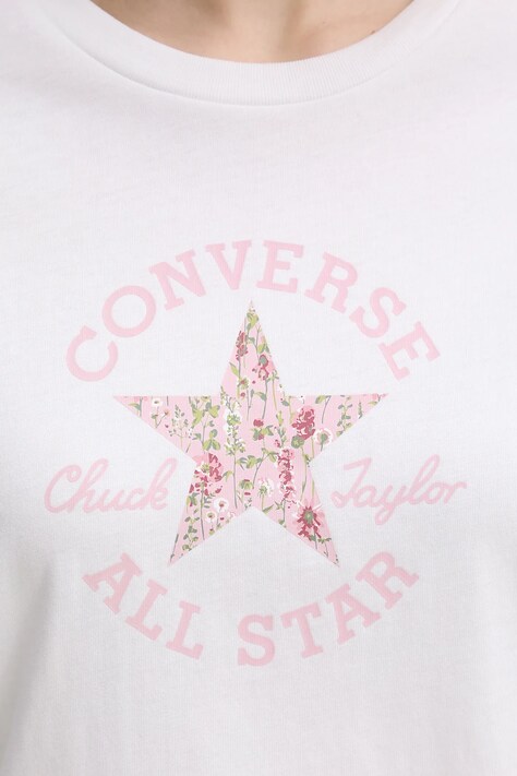 Бавовняна футболка Converse — фото 5