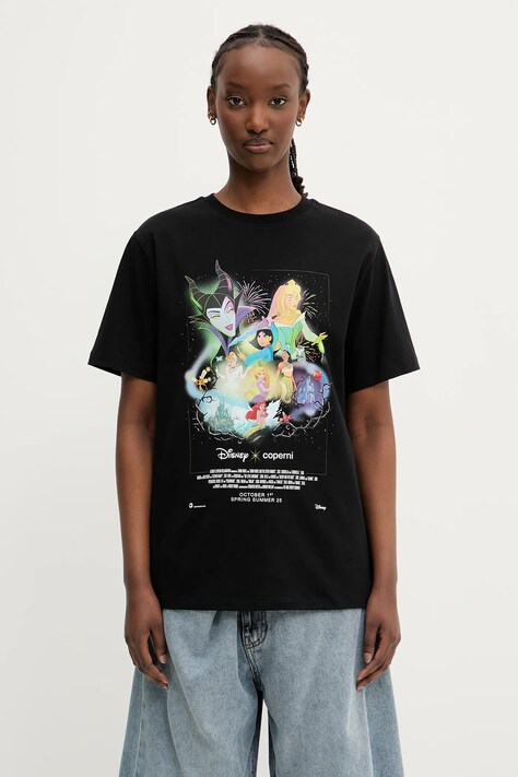 Coperni x Disney cotton t-shirt Collector black color DJS03F5028C