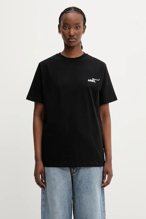 Coperni x Disney cotton t-shirt Ariel black color DJS03F5036ARI