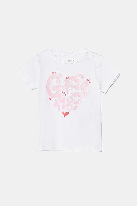 Тениска Guess в бяло A5RI00 K6YW4