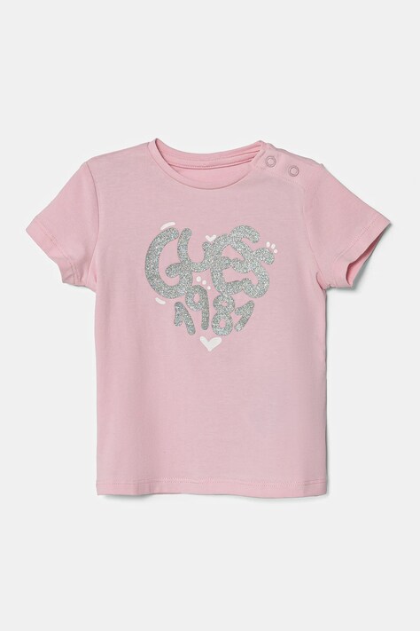 Guess tricou culoarea roz, A5RI00 K6YW4