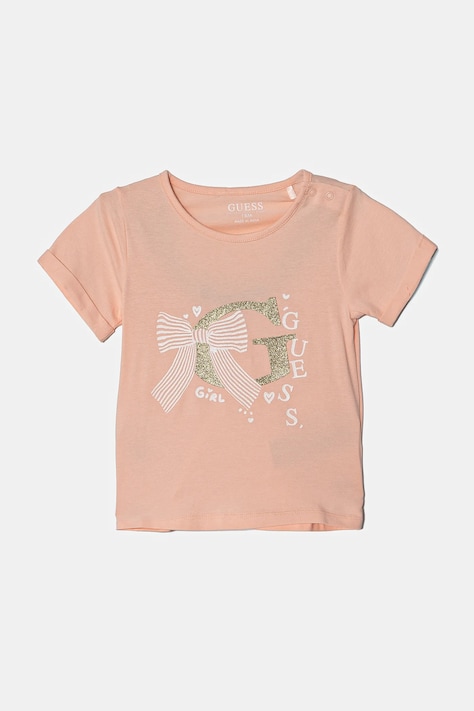 Футболка для немовлят Guess колір помаранчевий A5RI02 K6YW4