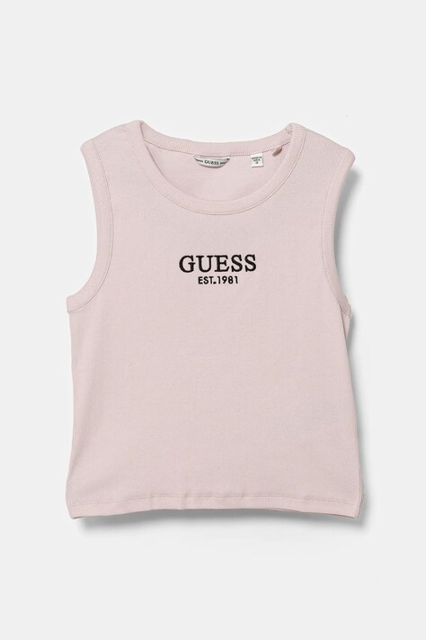 Παιδικό top Guess χρώμα: ροζ, J4YI16 KBZP4