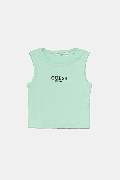 Παιδικό top Guess χρώμα: τιρκουάζ, J4YI16 KBZP4