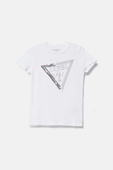 Dětské tričko Guess bílá barva, J5RI12 K6YW4