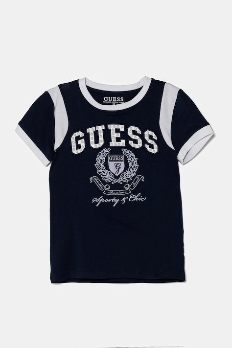 Дитяча футболка Guess колір синій J5RI31 K6YW4