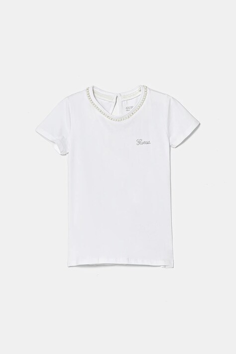 Dječja majica kratkih rukava Guess boja: bijela, J5RI39 K6YW4