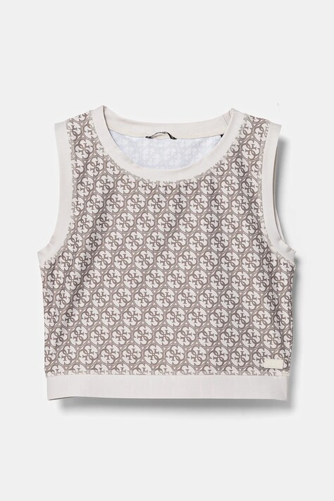 Guess top copii culoarea bej, J5RI43 MC01P