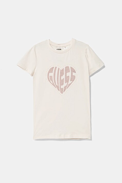 Детская футболка Guess цвет бежевый J5RI46 J1314