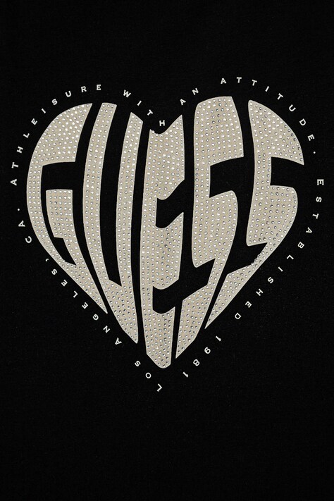 Дитяча футболка Guess — SS25-TSG02A, чорний — фото 3