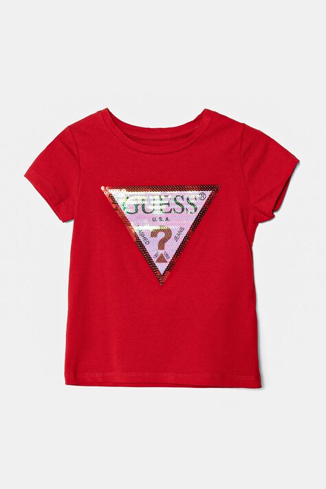 Guess tricou copii culoarea rosu, K4RI31 K6YW1